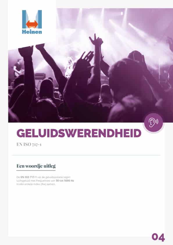 DOHE P004 - Geluidswerendheid informatie